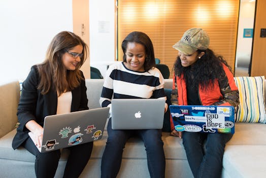 group of women networking