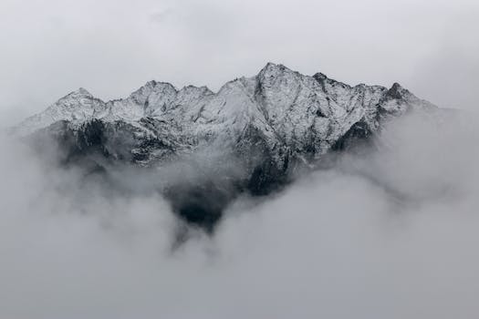 breathtaking landscape of a mountain